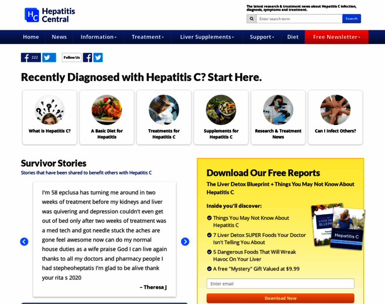 Hepatitiscentral.com thumbnail