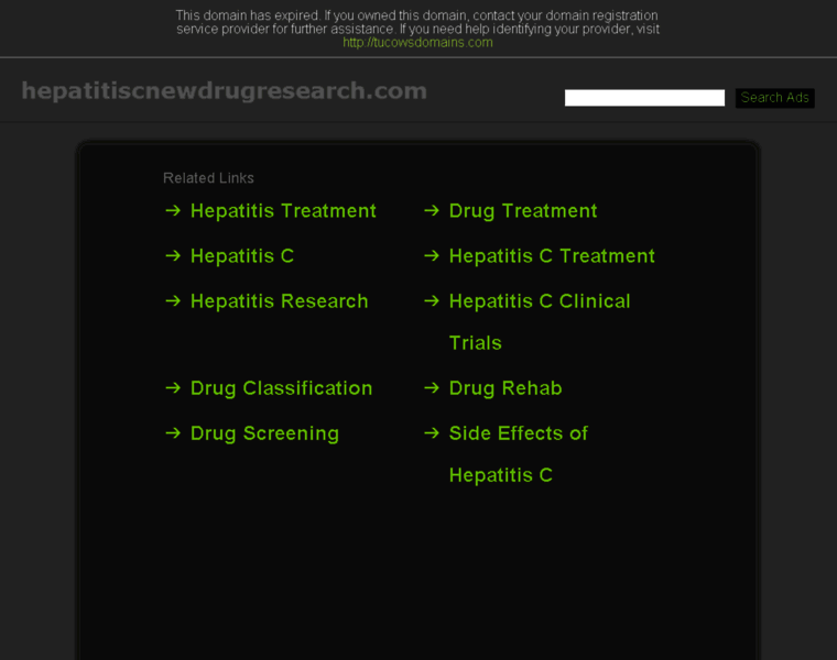Hepatitiscnewdrugresearch.com thumbnail