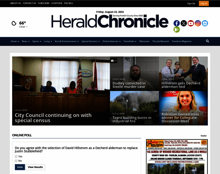 Heraldchronicle.com thumbnail