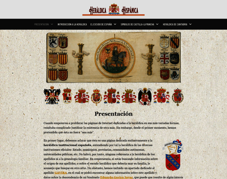 Heraldicahispanica.com thumbnail