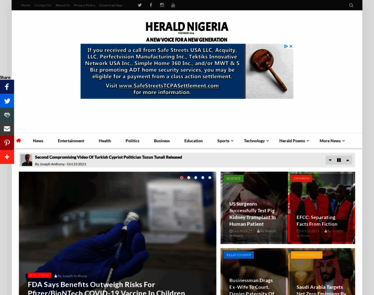 Heraldnigeria.com thumbnail