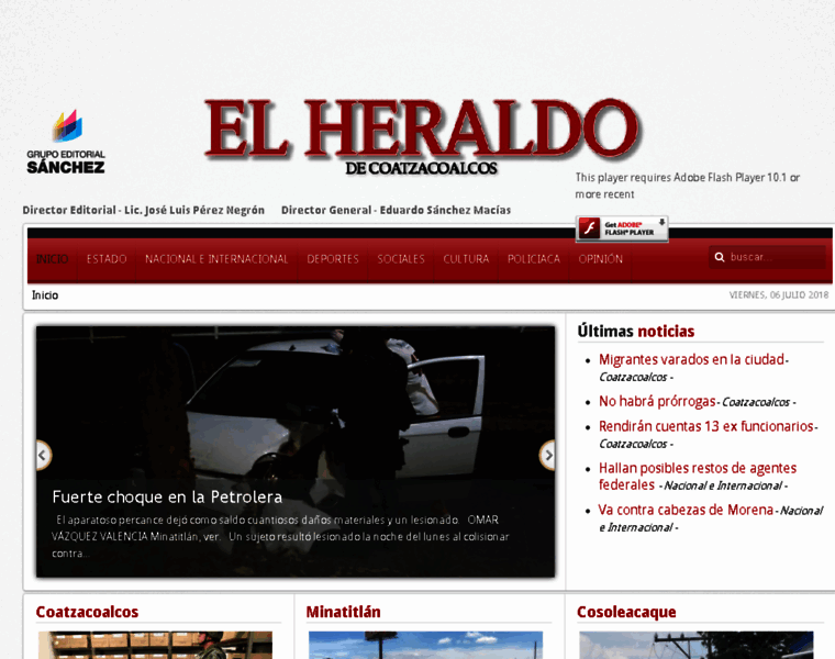 Heraldodecoatzacoalcos.com.mx thumbnail