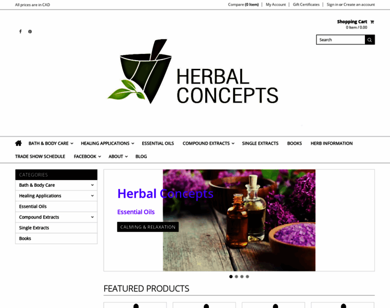 Herbalconcepts.ca thumbnail