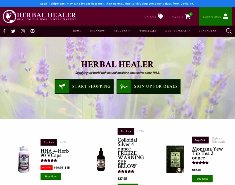 Herbalhealer.com thumbnail