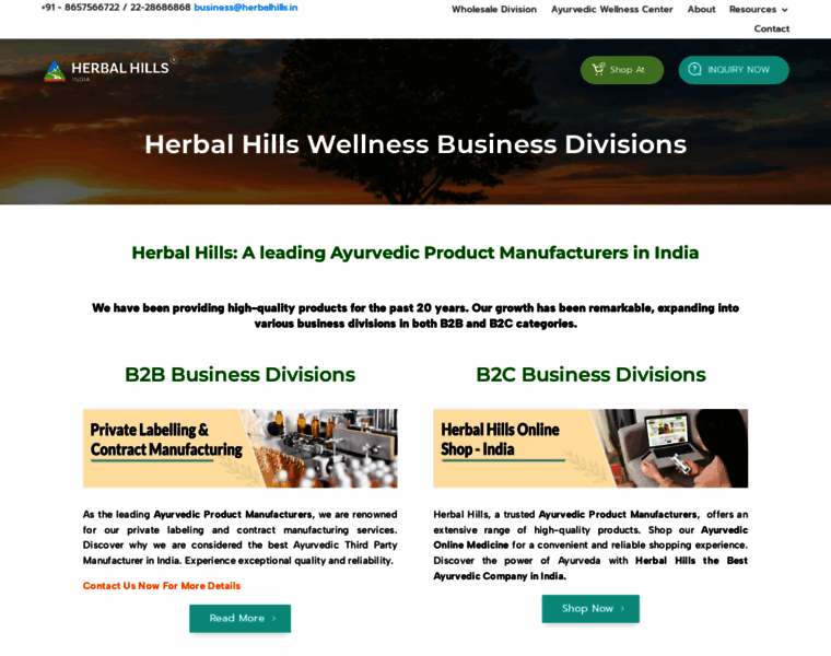 Herbalhills.in thumbnail
