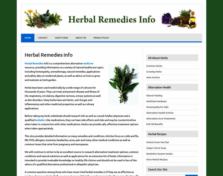 Herbalremediesinfo.com thumbnail