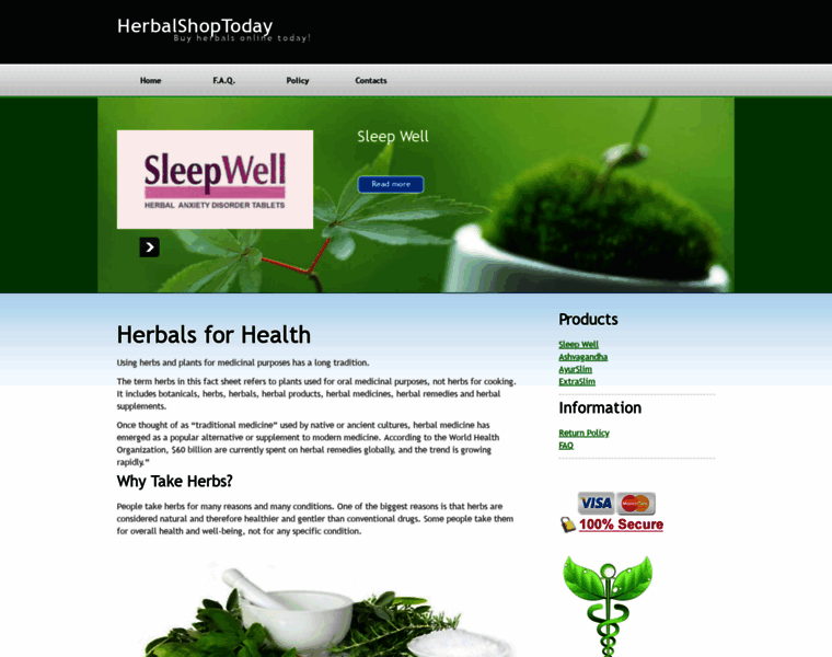Herbalshoptoday.com thumbnail