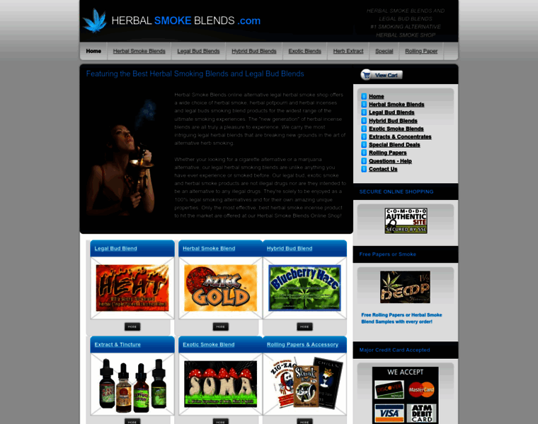 Herbalsmokeblends.com thumbnail