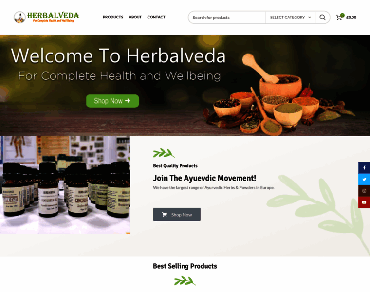 Herbalveda.co.uk thumbnail