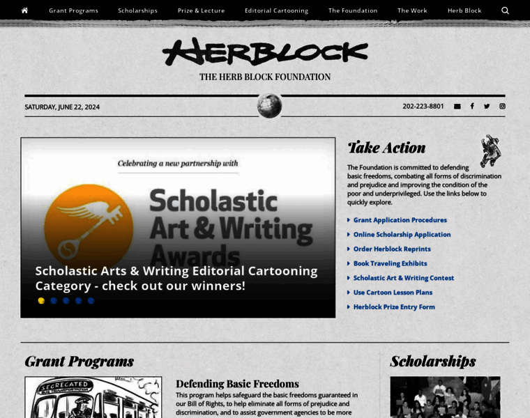 Herbblockfoundation.org thumbnail