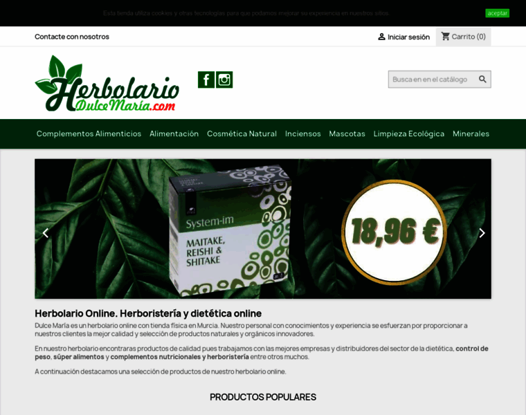 Herbolariodulcemaria.com thumbnail