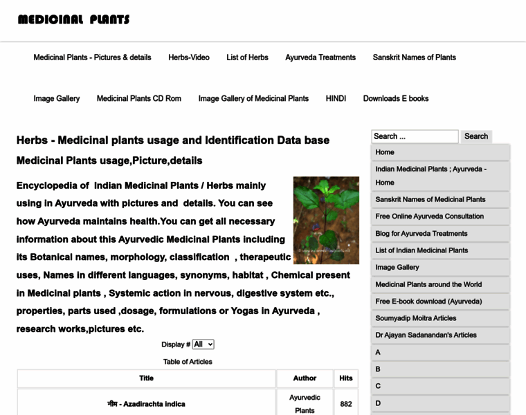 Herbs.indianmedicinalplants.info thumbnail