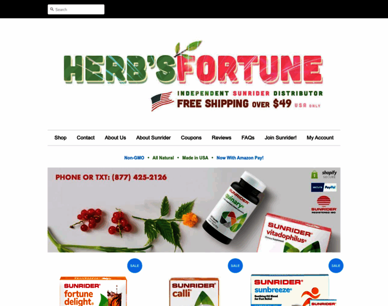 Herbsfortune.com thumbnail
