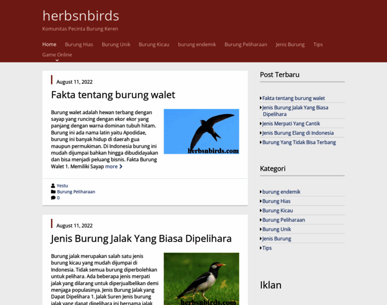 Herbsnbirds.com thumbnail