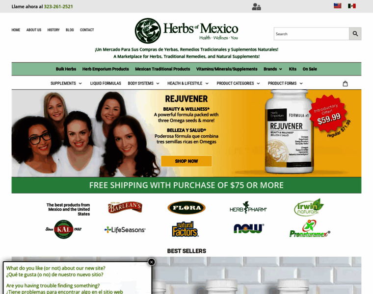 Herbsofmexico.com thumbnail