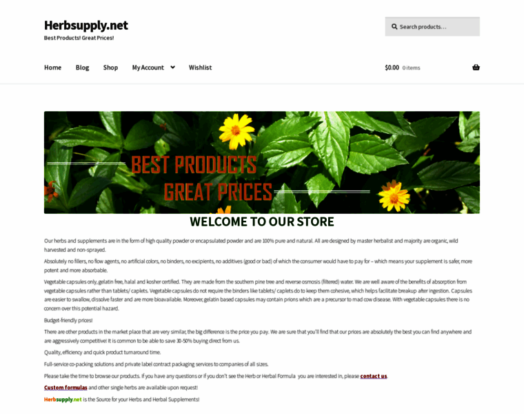 Herbsupply.net thumbnail