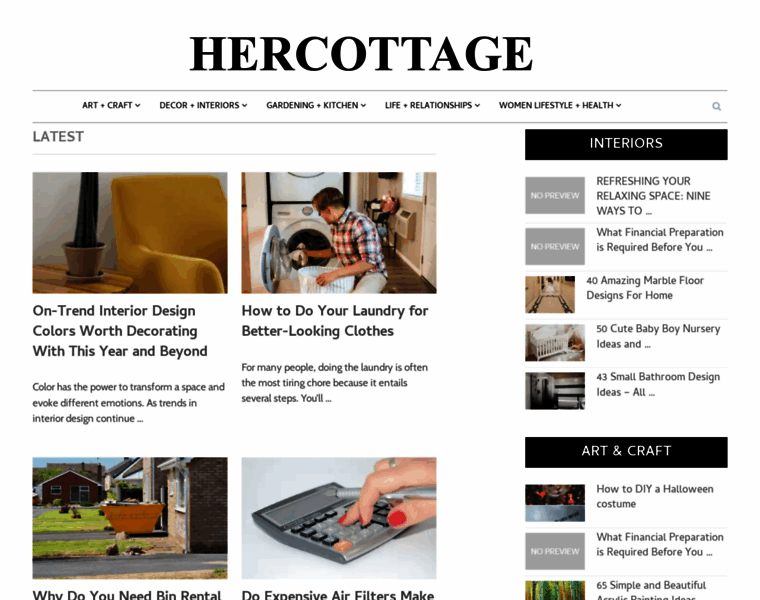 Hercottage.com thumbnail