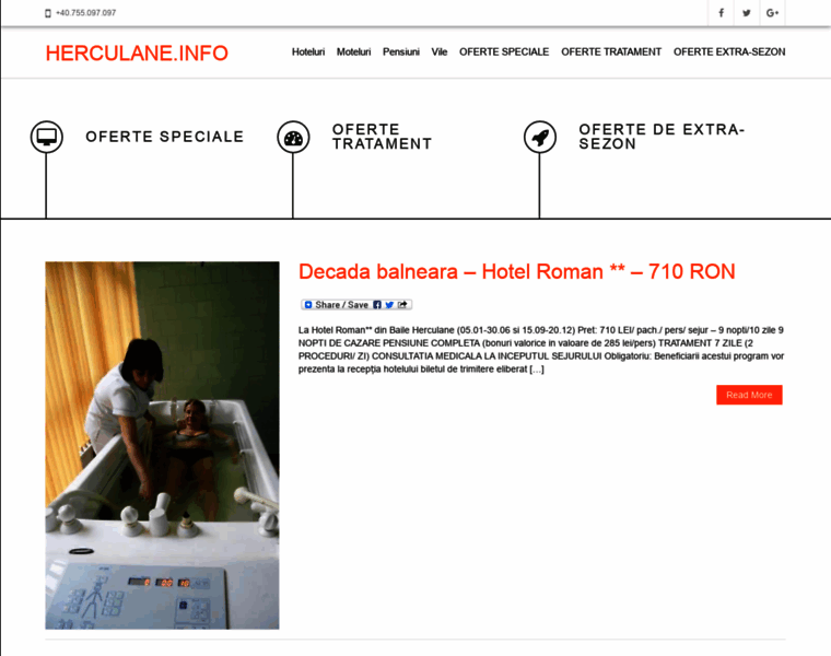 Herculane.info thumbnail