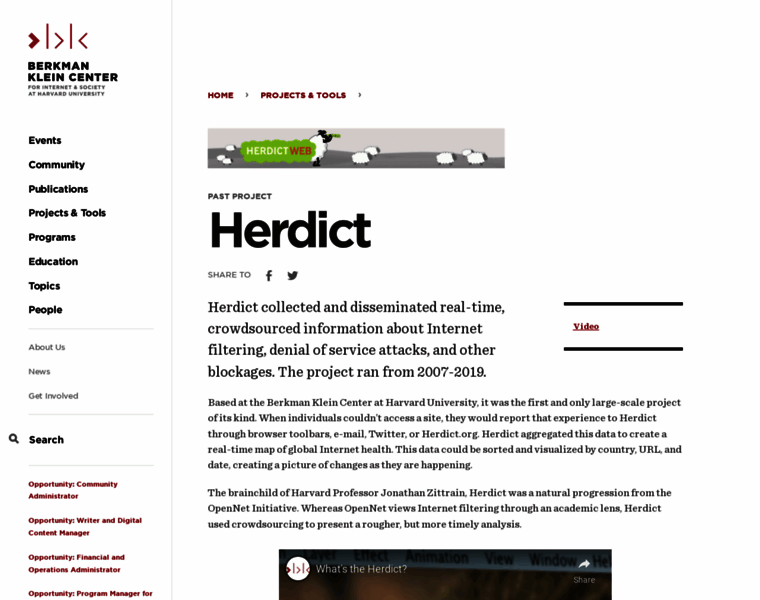 Herdict.com thumbnail