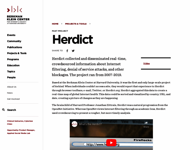 Herdict.org thumbnail
