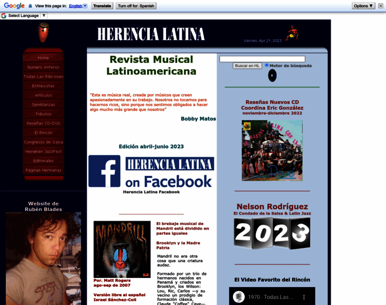 Herencialatina.com thumbnail