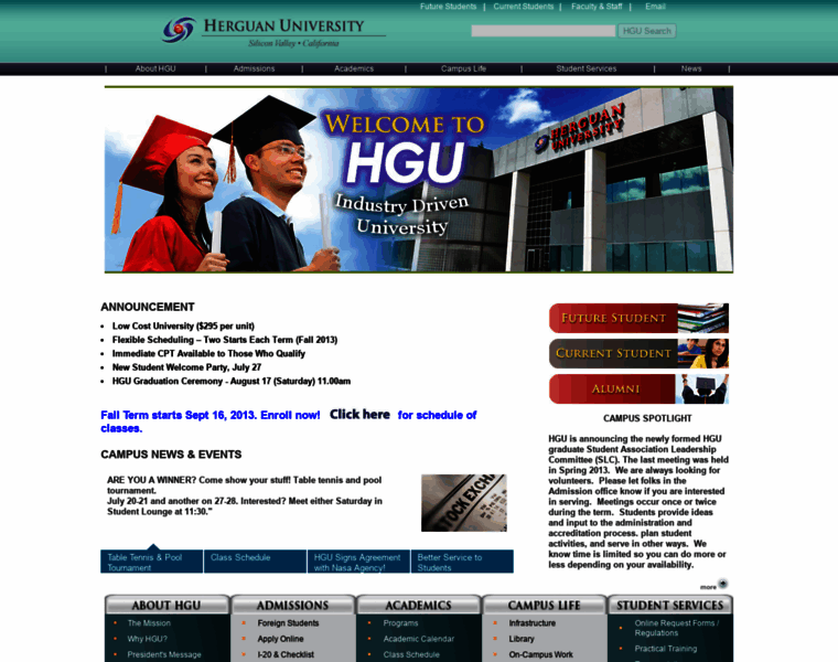 Herguanuniversity.org thumbnail