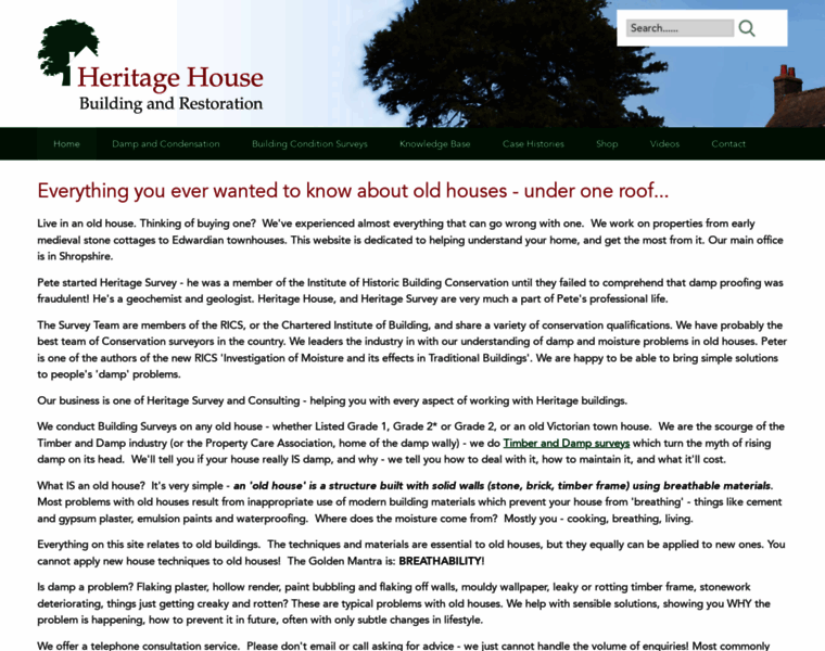 Heritage-house.org thumbnail