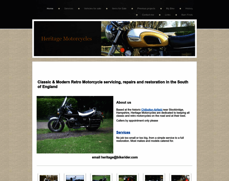 Heritage-motorcycles.co.uk thumbnail