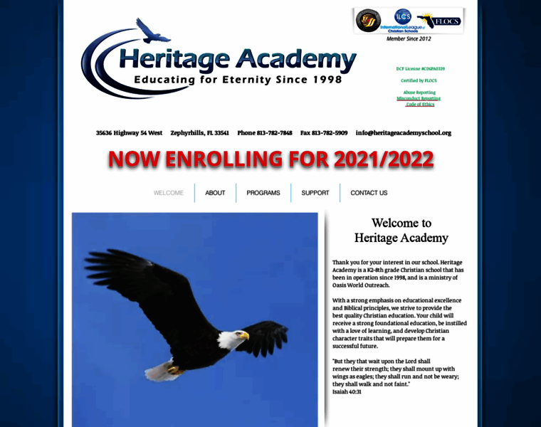 Heritageacademyschool.org thumbnail