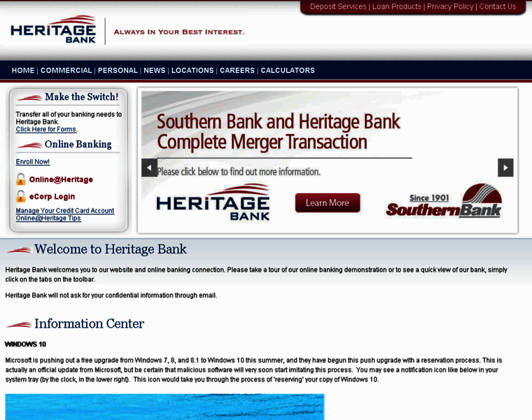 Heritagebankva.com thumbnail
