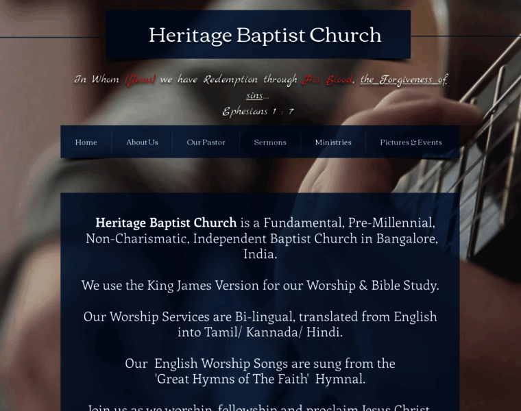 Heritagebaptist.in thumbnail