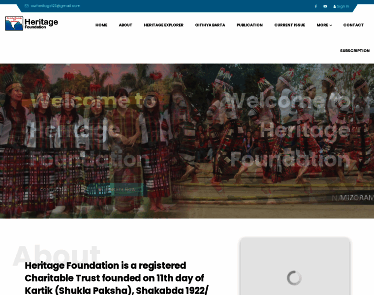 Heritagefoundation.org.in thumbnail