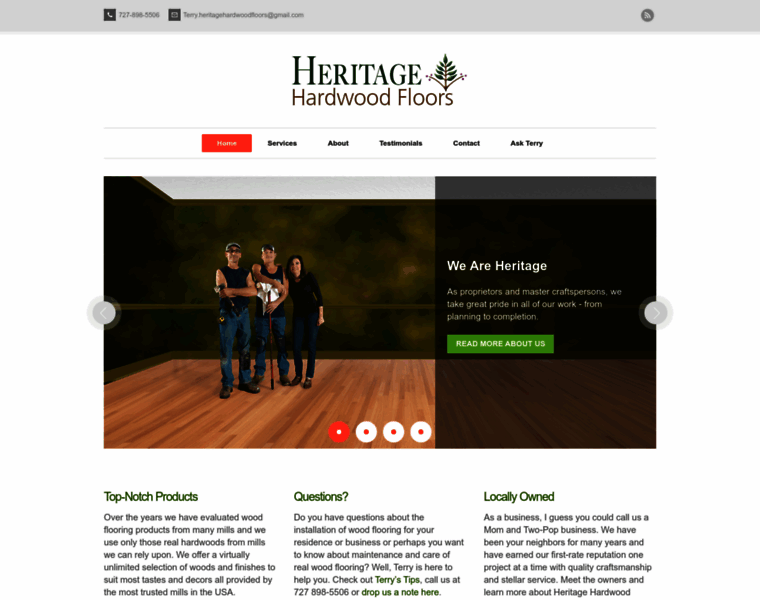 Heritagehardwoodfloors.net thumbnail