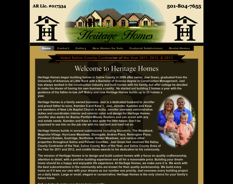 Heritagehomes.net thumbnail