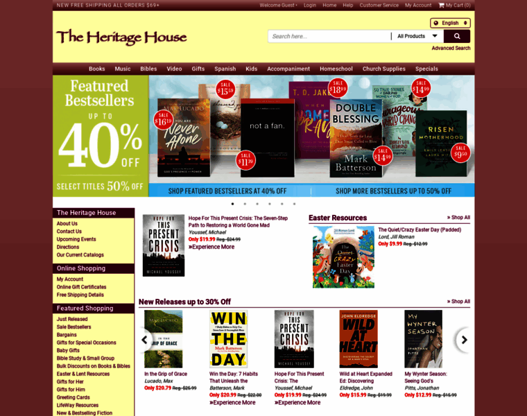 Heritagehousechristian.com thumbnail
