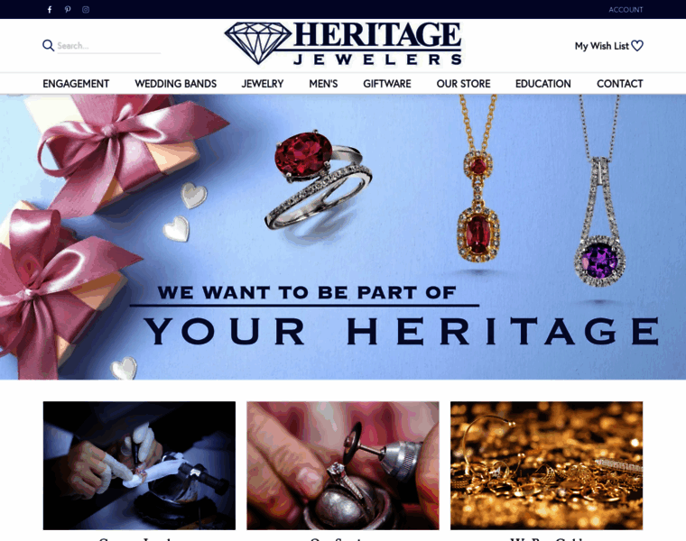 Heritagejewelers.com thumbnail