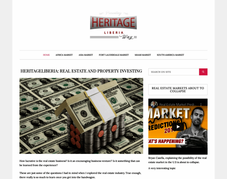 Heritageliberia.net thumbnail