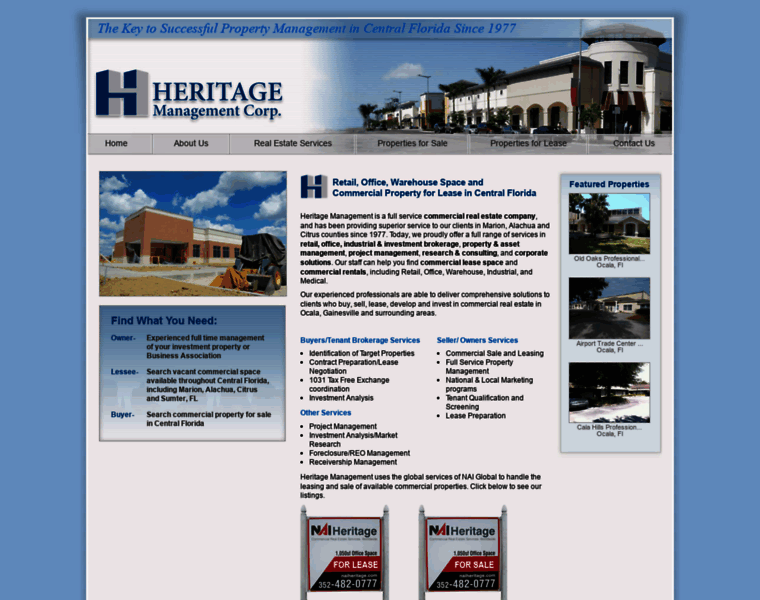 Heritagemanagement.net thumbnail