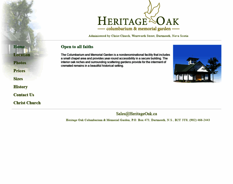 Heritageoak.ca thumbnail