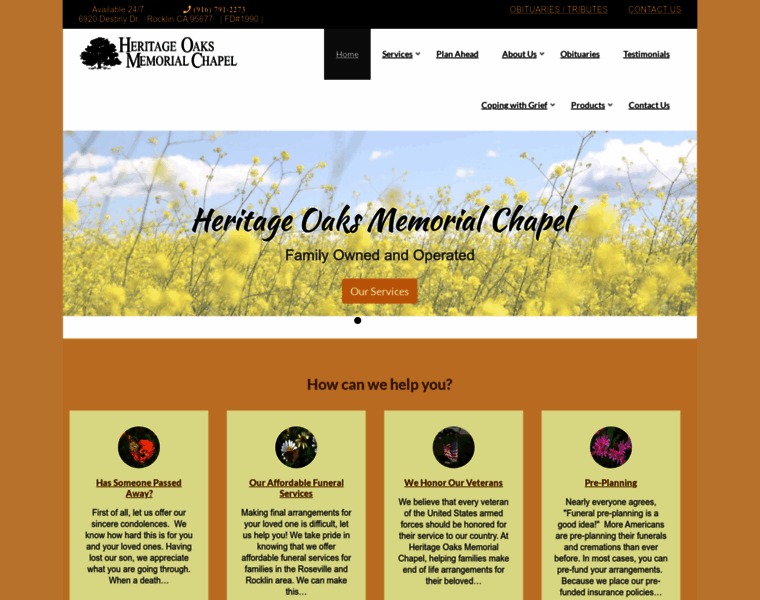Heritageoaksmemorialchapel.com thumbnail Heritageoaksmemorialchapel.com thumbnail