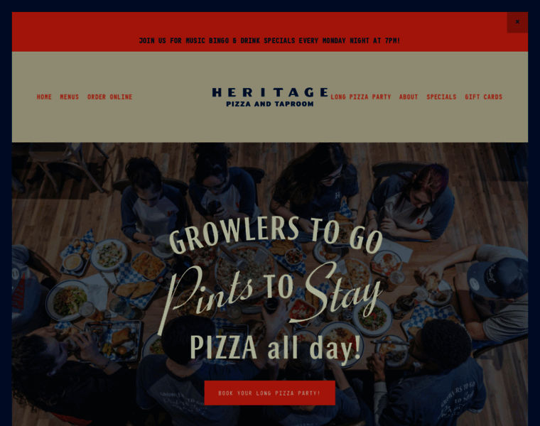 Heritagepizza.com thumbnail