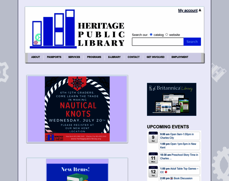 Heritagepubliclibrary.org thumbnail