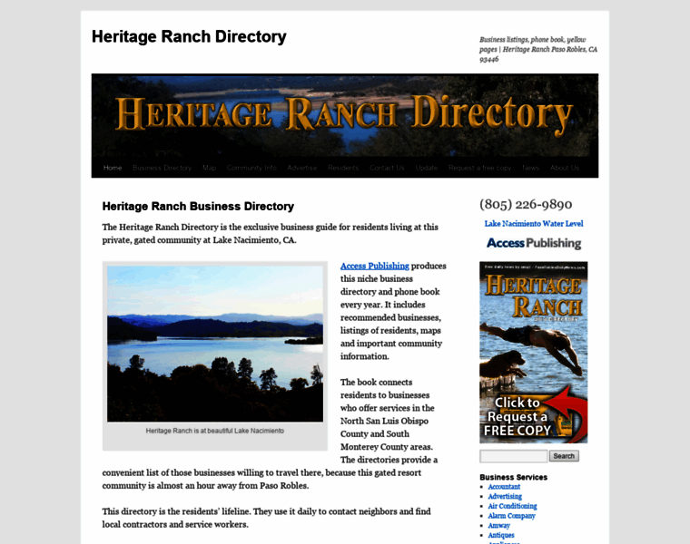 Heritageranchdirectory.com thumbnail