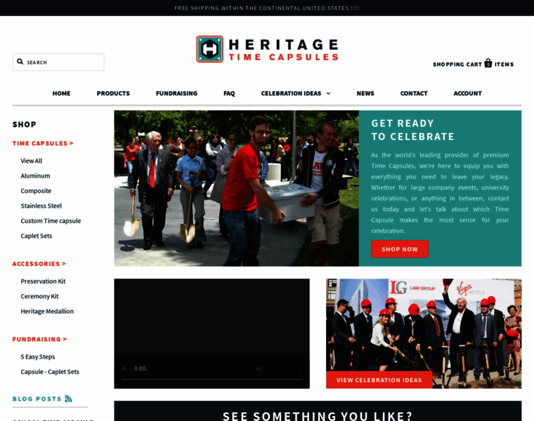 Heritagetimecapsules.com thumbnail