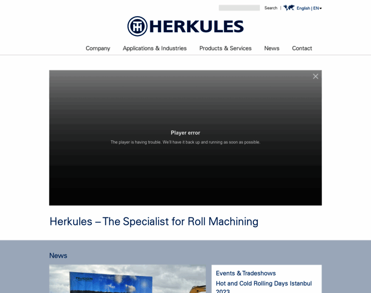 Herkules-machinetools.com thumbnail