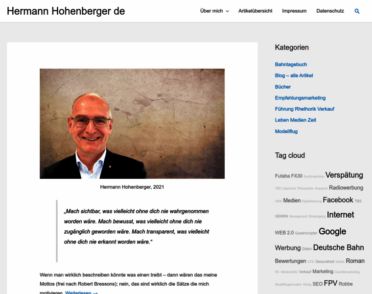 Hermannhohenberger.de thumbnail