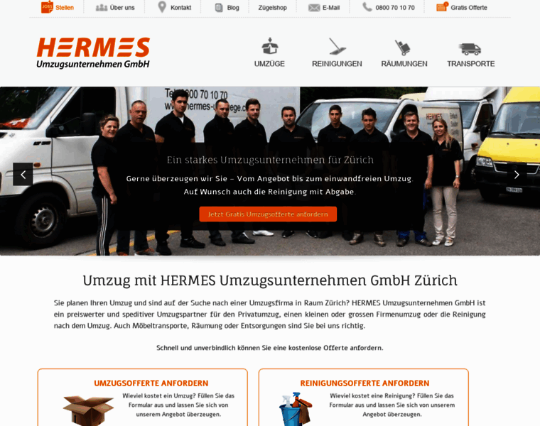Hermes-umzuege.ch thumbnail
