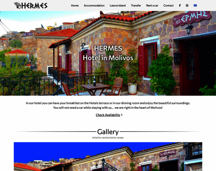 Hermeshotel-molivos.com thumbnail