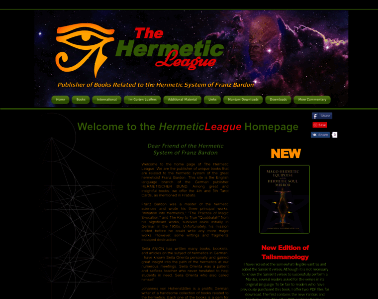 Hermeticleague.com thumbnail