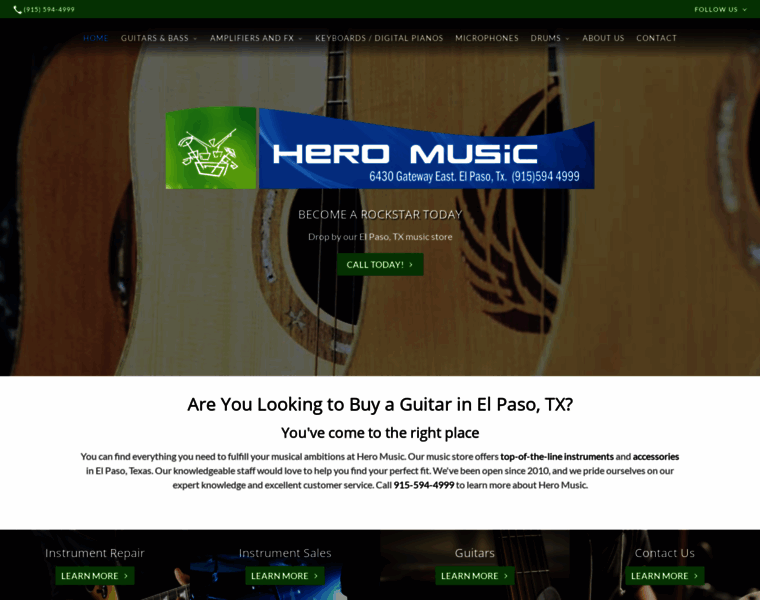 Hero-music.com thumbnail